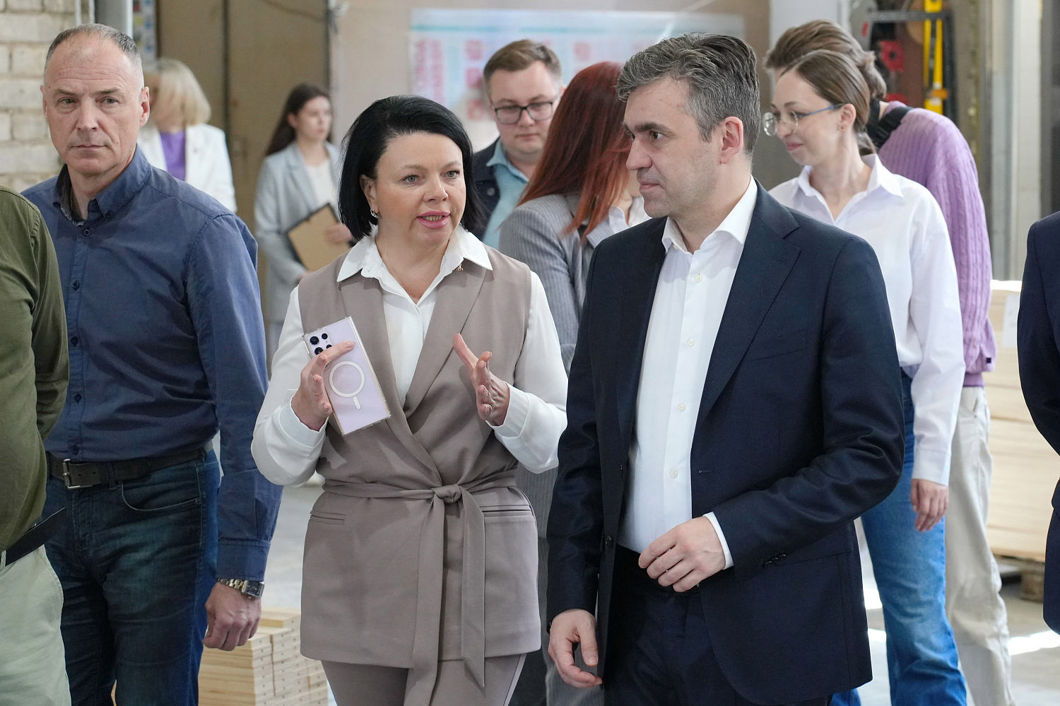 Фабрику Глайдер посетил губернатор Ивановской области Станислав Воскресенский